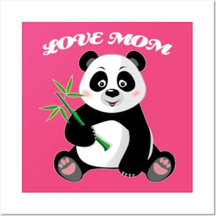 Mama Panda, Panda Lover, love mom Posters and Art